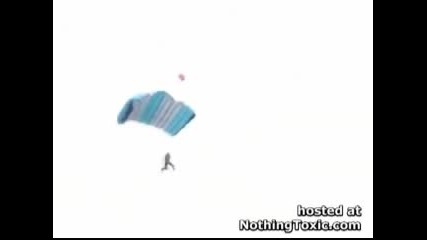 Girl basejumper accident 