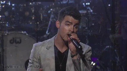 Joe Jonas - I'm Sorry ( David Letterman Live )