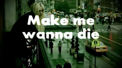 The Pretty Reckless - Make me wanna die [karaoke]