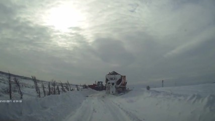 Много вятър и малко техника край село Брусарци