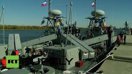 Russia: Iranian warships join Caspian flotilla at Astrakhan port