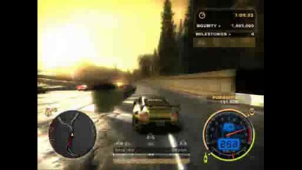 Porshe 911 Turbo vs. Cops* (need For Speed Most Wanted)
