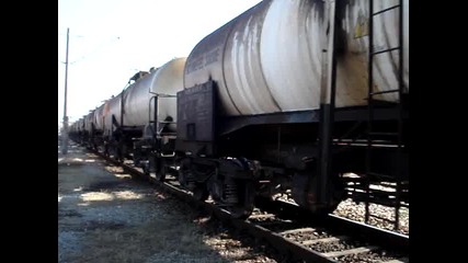 91 53 0 400656-1 Пристига на Гара Пирдоп с Товарен Влак с Сярна Киселина