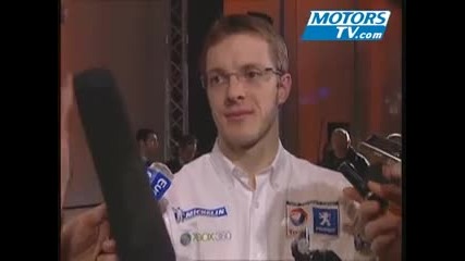 Sebastien Bourdais a la presentation Peugeot Sport 2009 