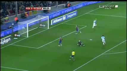 Fc Barcelona - Malaga Liga Football Video Highlights