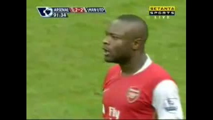 Arsenal 2 - 2 Manchester United
