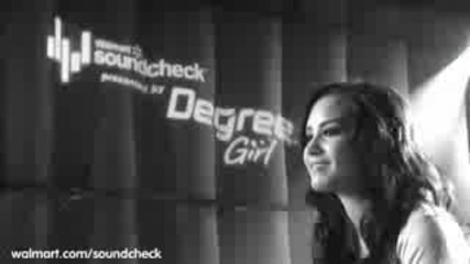 Demi Lovato - Walmart Soundcheck Teaser