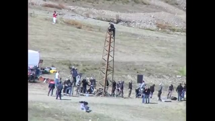Кадри от снимките на Непобедимите 3 - репортаж