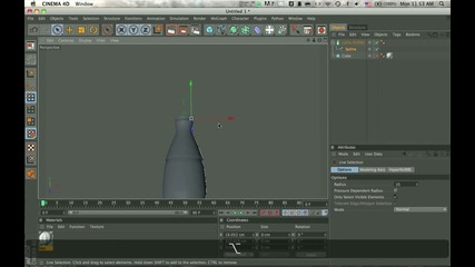 [cinema 4d Tutorial] How to model a Glass Bottle