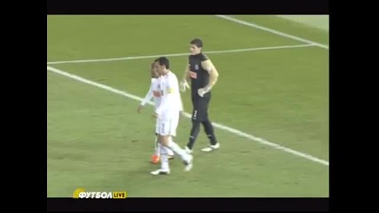 2nd goal Lionel Messi Santos vs Barcelona 0-4
