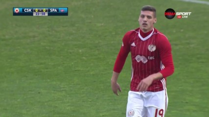 ЦСКА - Спартак Москва 0:0 /първо полувреме/