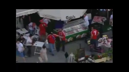 Poland vs Russia Hooligans Best Fighting Footage Euro 2012