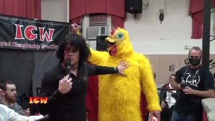 Icw presents Halloween Hell Night featuring Bandido Jr vs Sami Callihan w The Chicken