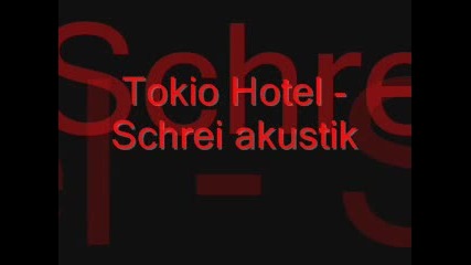 Tokio Hotel Schrei Akustik