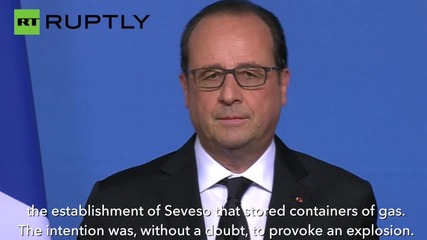 Gas Factory Assault is "Terrorist Attack" - French President Hollande
