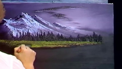 S06 Радостта на живописта с Bob Ross E07 - студена красота ღобучение в рисуване, живописღ