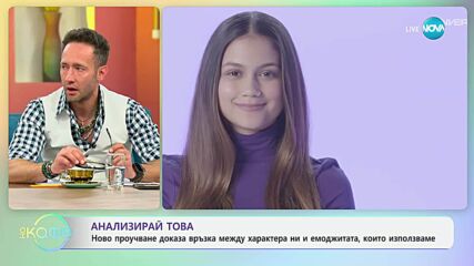 Проучване доказа, че има връзка между характера ни и емоджитата, които използваме - „На кафе“ (01.05.2025)