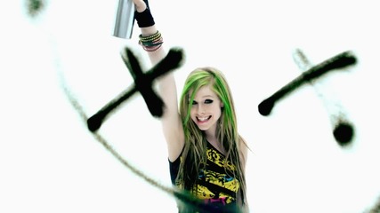 Превод & Текст ! Avril Lavigne - Smile [ Official Music Video ]