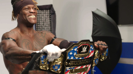 R-Truth poses for his first photoshoot as United States Champion: WWE.com Exclusive, Jan. 29, 2019