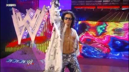 Smackdown 2009/06/19 Edge & John Morrison си говорят на висок тон. (преди мача им)