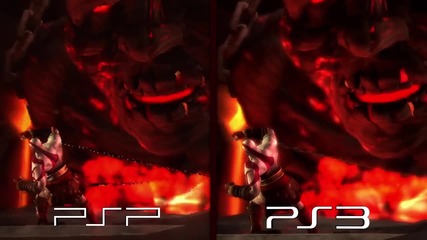 God of War Origins Psp vs Ps3 Comparison Hd