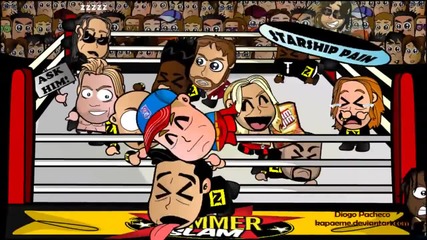 Wwe Анимациа - Summerslam Revenge ( Chibi Wrestlers | Wwe Animation)