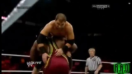 Curtis Axel vs Big E Langston ( Intercontinental Championship ) - Wwe Raw Country 18/11/13