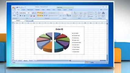 Microsoft® Excel: How to change layout or style of a chart on Windows® 7? (part – 2)