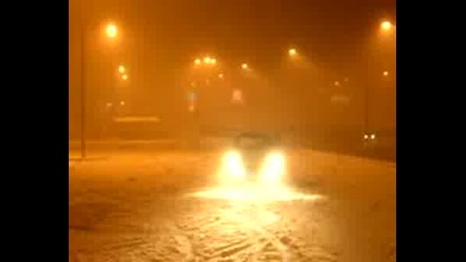 Trabant Drifting In The Winter