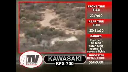Kawasaki kfx 700 Test Drive 