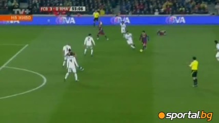 29.11.2010 Барселона - Реал (м) 5 : 0, унищожиха Белия балет Мач от Испанската примиера Дивизион 