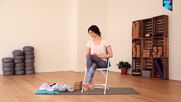 How to Post Natal Yoga: Chair Exercises