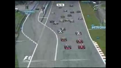 Malaysia Gp 2007 - Race Start - Highlights