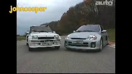 Рено Клио V6 24v vs Рено 5 Turbo 2