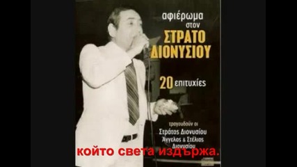 Stratos Dionisiou - Kanis den ehi adiko [превод] - www.uget.in