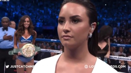 На това се вика глас! Demi Lovato- National Anthem ( Mayweather vs. Mcgregor )