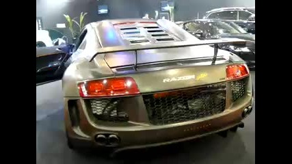 Motor show 2008 - - Audi R8 carbone 