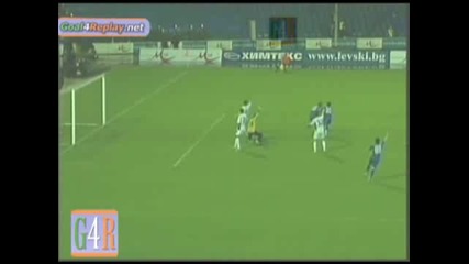 Левски - Фк Баку 1:0 Гол на Йовов 05.08.2009