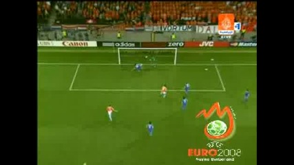 * Euro 2008 * Холандия - Италия 3:0 Гол На Ван Бронхорст