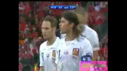 ЕВРО 2008 Чехия - Швейцария - Първият гол на евро 2008