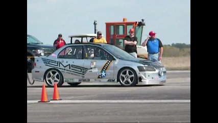 Ams Evo doing 220 mph in the Texas Mile