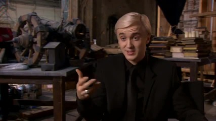 Harry Potter and the Deathly Hallows Part 2 Official Tom Felton - Draco Malfoy Interview