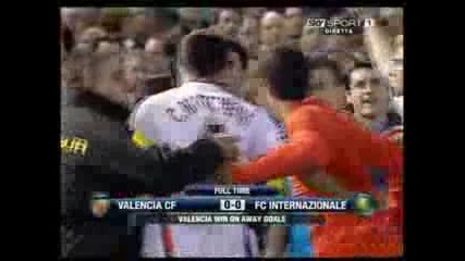 Valencia - Inter - Бой На Стадиона