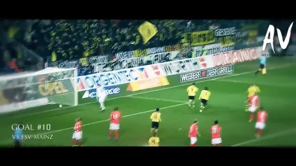 Robert Lewandowski - All 20 Goals in Bundesliga 2013/14 Season