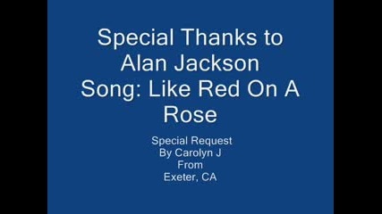 Like Red On A Rose