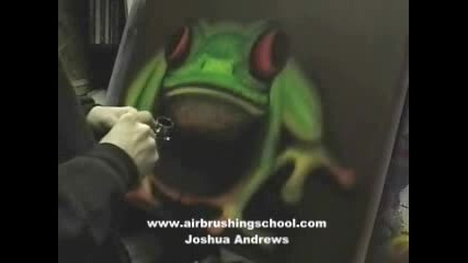 3d Airbrush - жаба