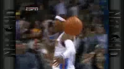 Carmelo Steals and Dunk 