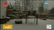 Снегът в Западна Вирджиния (ВИДЕО)