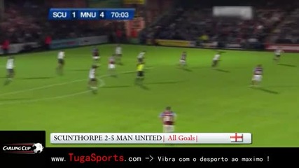 Scunthorpe United 2 - 5 Manchester United