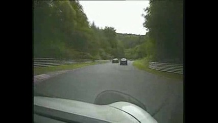 Porsche 996 Gt3 Rs Vs Nissan Gt-R On Nordschleife